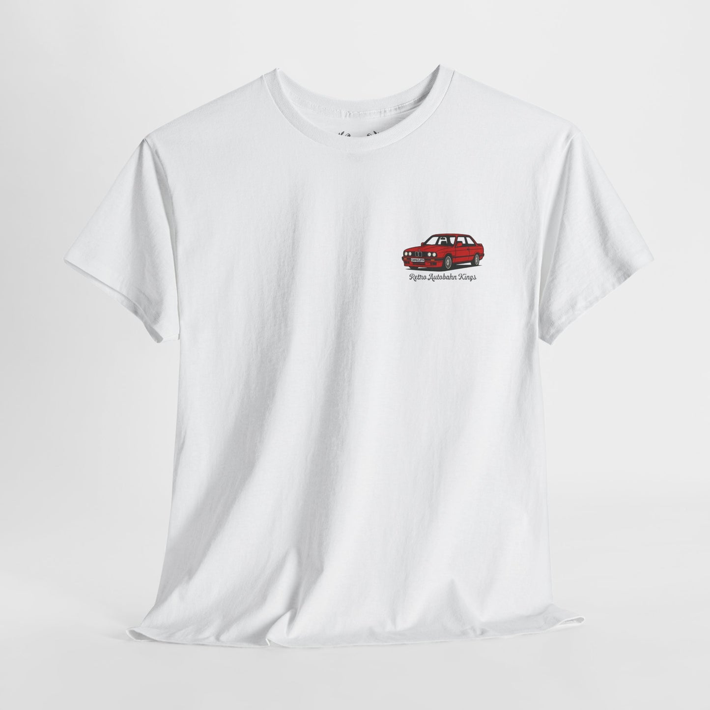 BMW E30 3 Series - 100% Cotton T Shirt - 'Retro Autobahn Kings Collection'