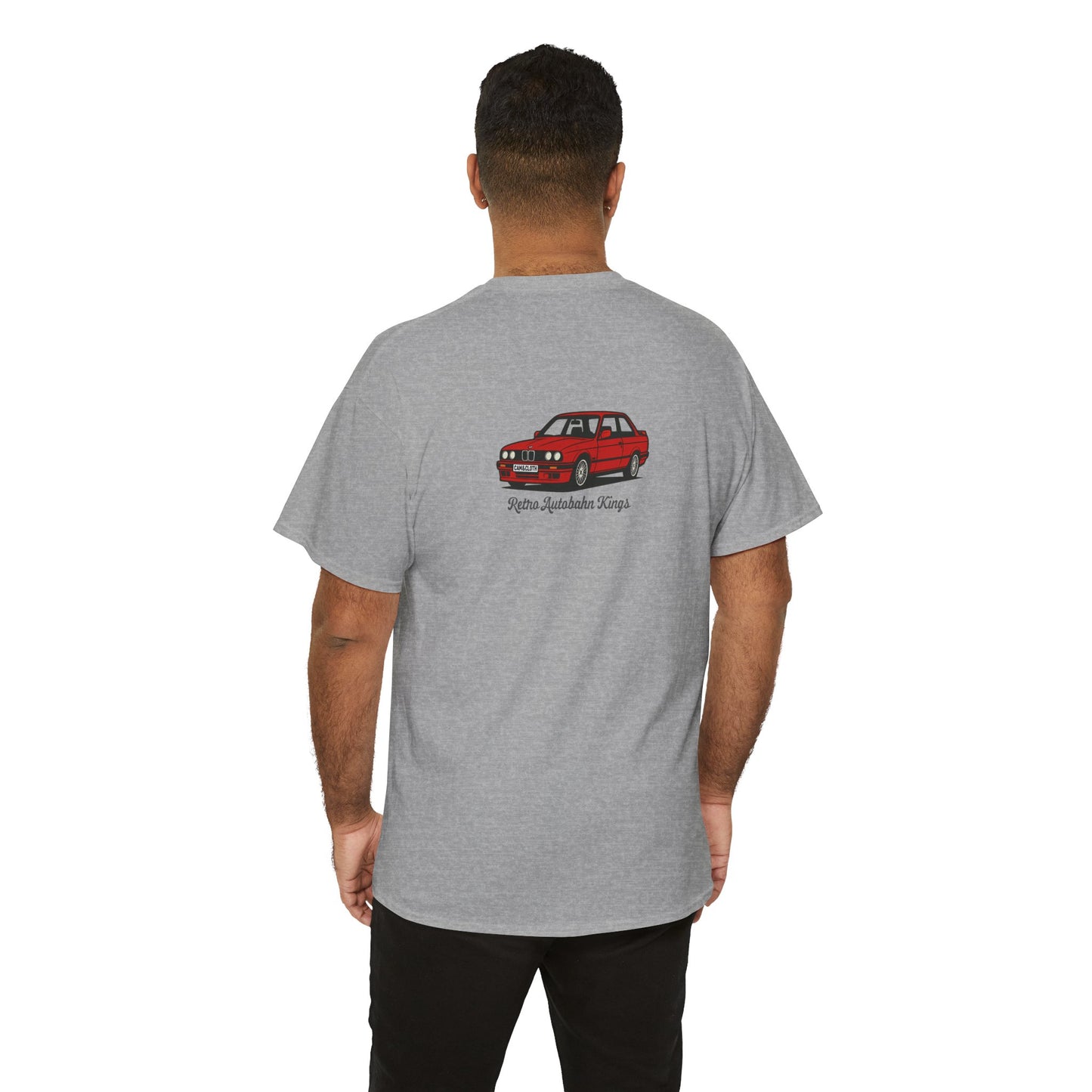 BMW E30 3 Series - 100% Cotton T Shirt - 'Retro Autobahn Kings Collection'