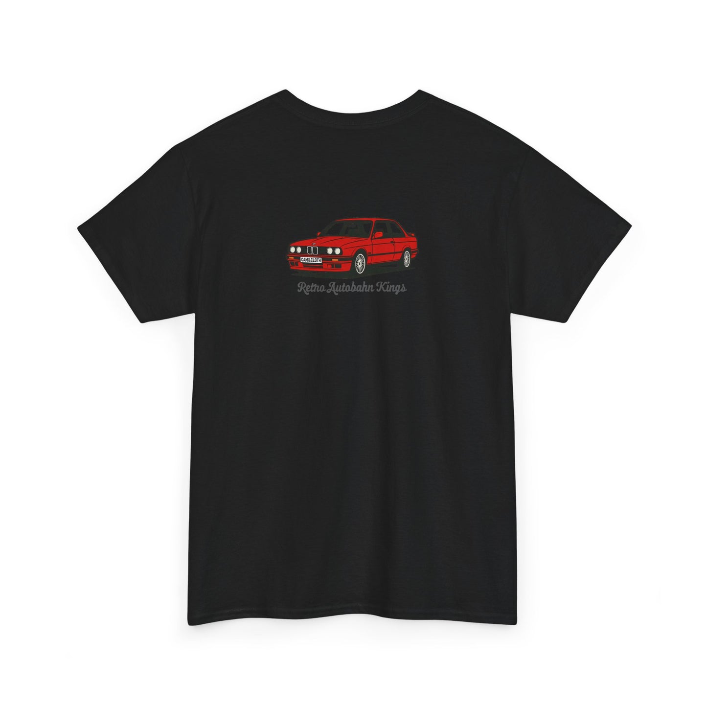 BMW E30 3 Series - 100% Cotton T Shirt - 'Retro Autobahn Kings Collection'