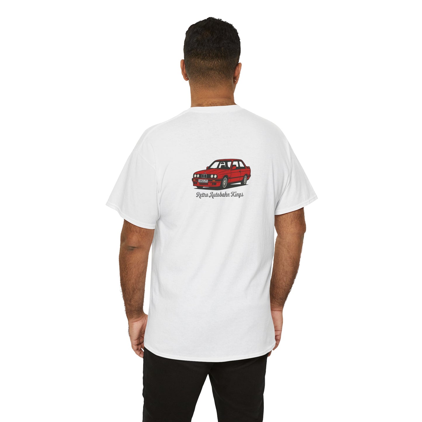 BMW E30 3 Series - 100% Cotton T Shirt - 'Retro Autobahn Kings Collection'
