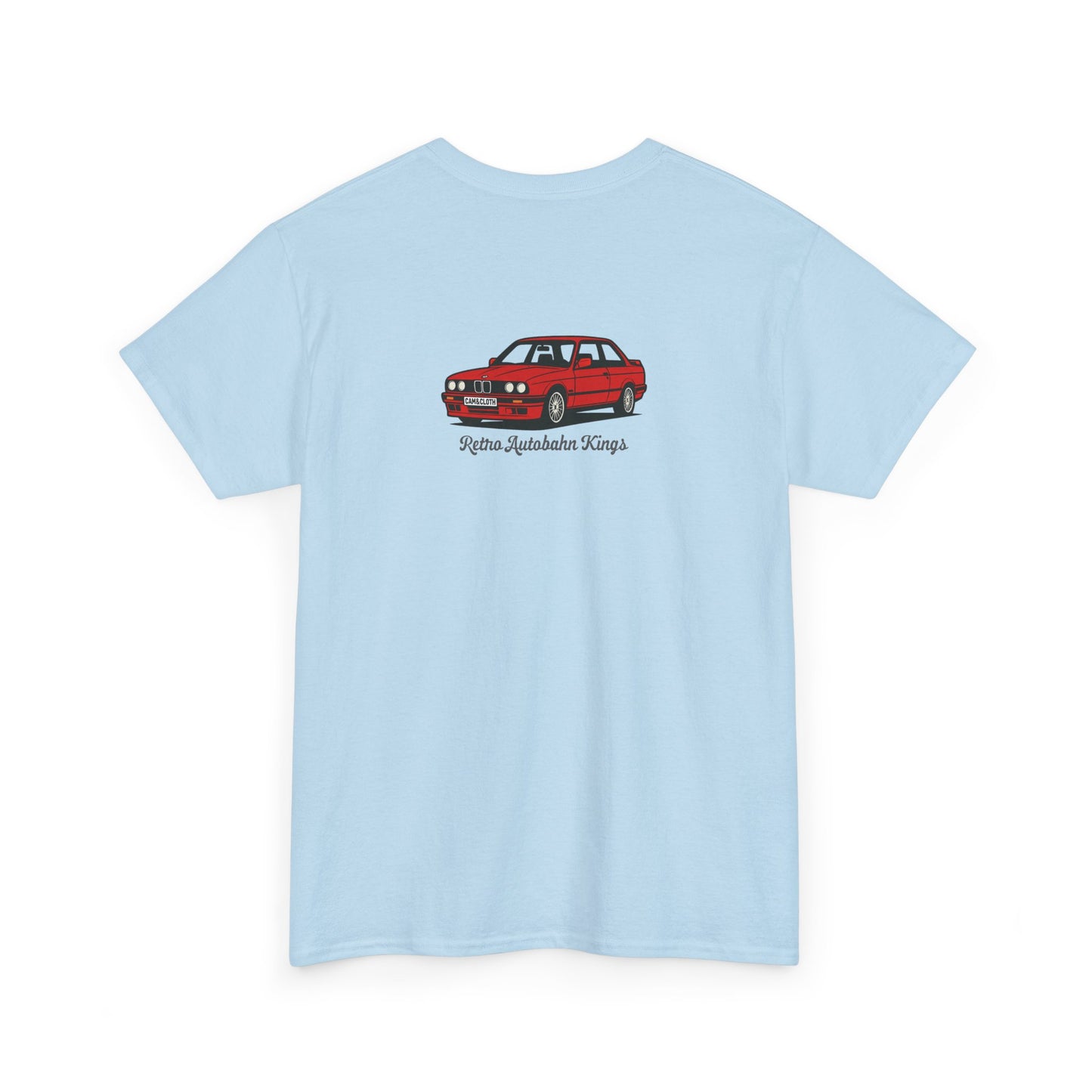 BMW E30 3 Series - 100% Cotton T Shirt - 'Retro Autobahn Kings Collection'
