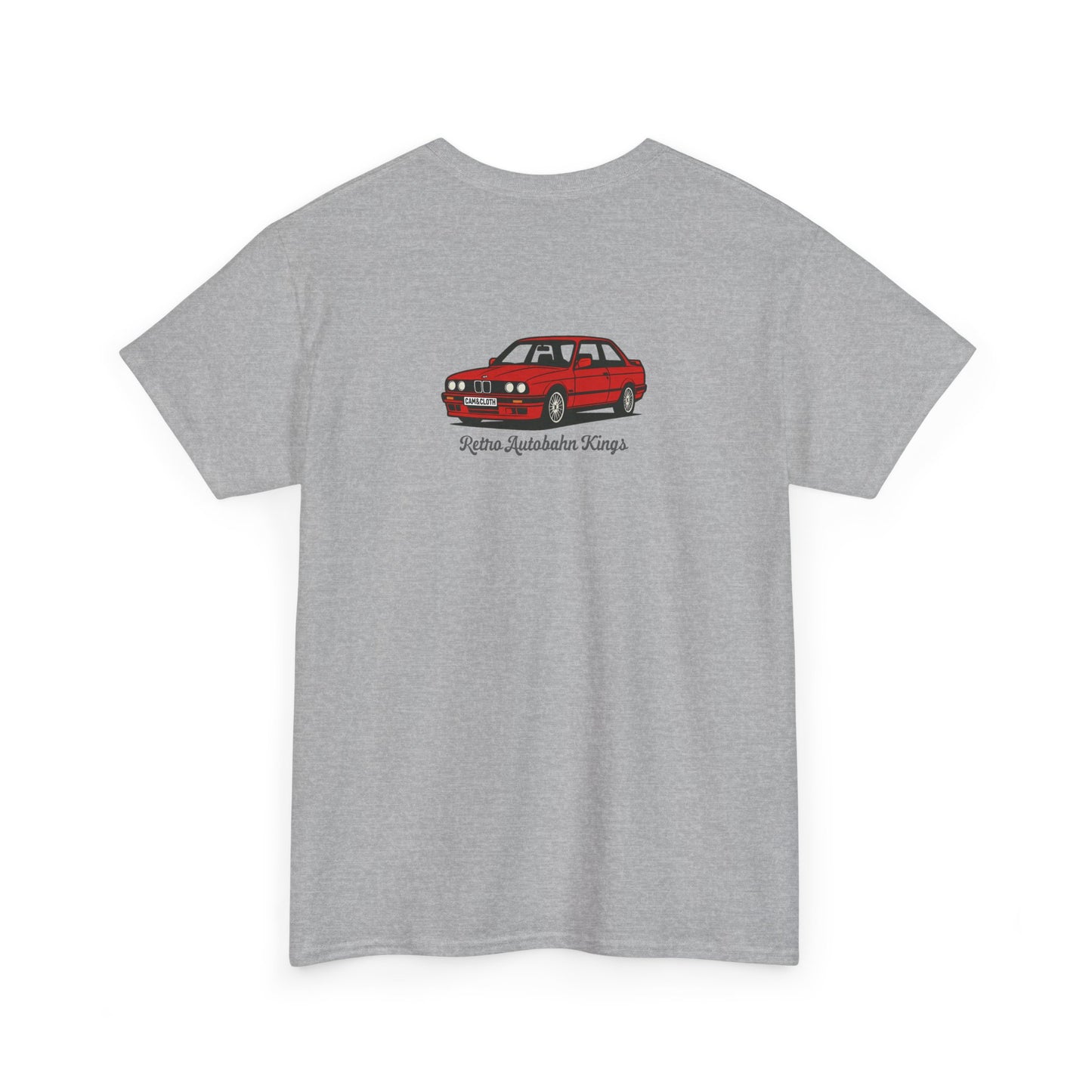 BMW E30 3 Series - 100% Cotton T Shirt - 'Retro Autobahn Kings Collection'